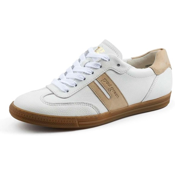 Paul Green White leather sneaker size 5 - Picture 1 of 12